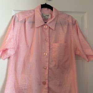 VTG Diane Von Furstenberg Light Pink Blouse